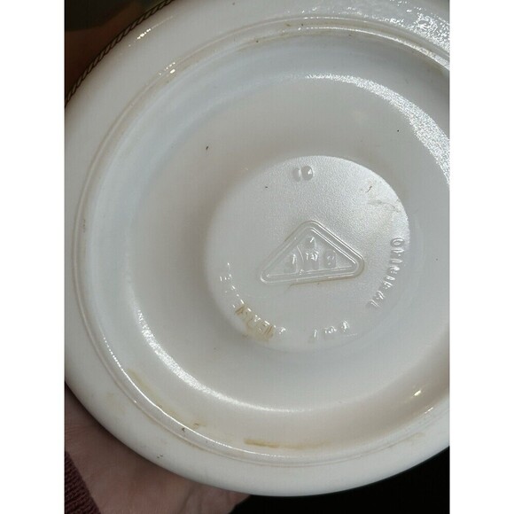 Original BMF Bierseidel Stein w/lid Milk Glass BMF Vintage Hunters - Picture 4 of 6